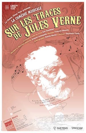 Affiche Sur les Traces de Jules Verne